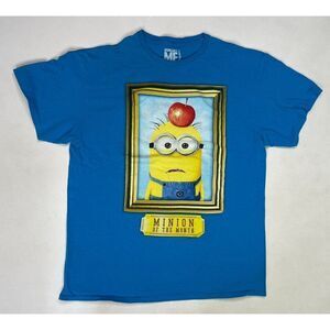 Despicable Me Minion Of The Month Graphic Movie T-shirt Men Large Blue